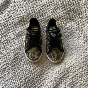 Kate Spade x Keds Kickstart Glitter Leopard Toddler Sneakers